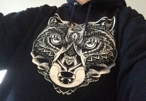 Customer photo review of FUCHS MANDALA - BIO  - Unisex Hoody (PREMIUM)