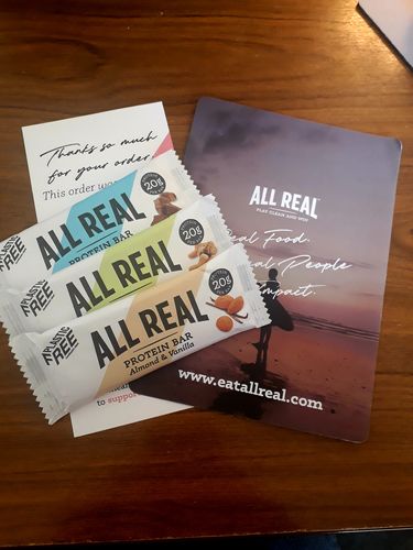 Customer photo review of Taster Pack Protein Bar 4 Pack 60g