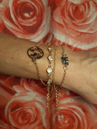 Customer photo review of Bracelet Monde Or