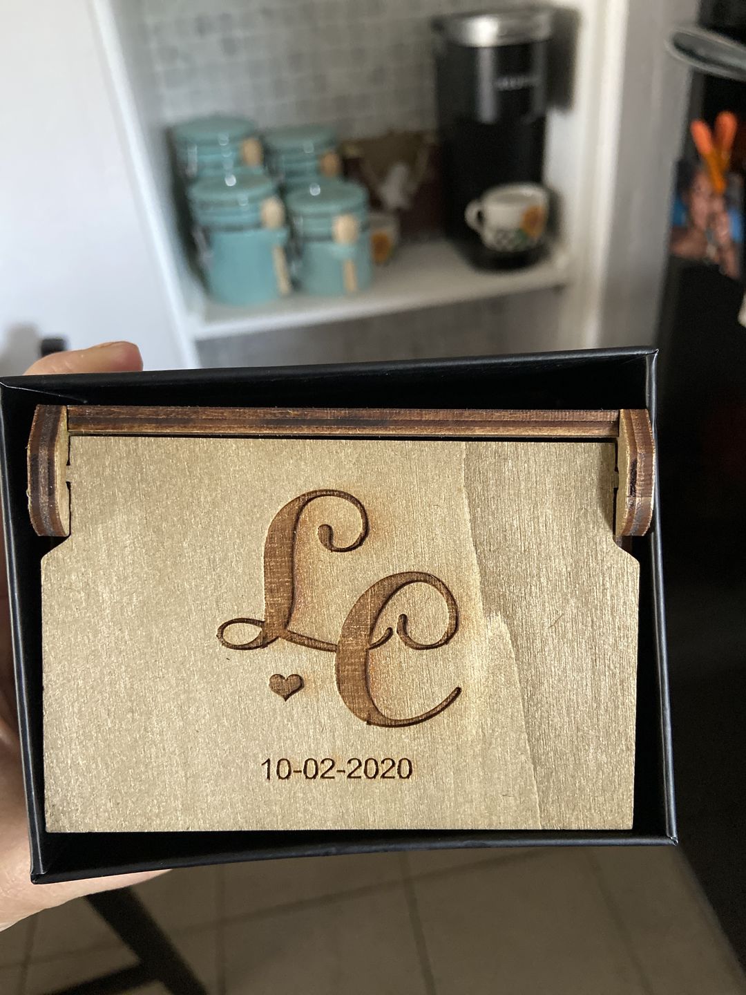 Customer photo review of Bespoke Music Box (inclusive of Music Programming Service)