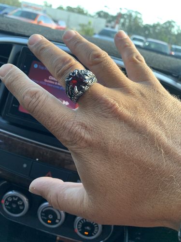 Customer photo review of DRAGON CLAW RING