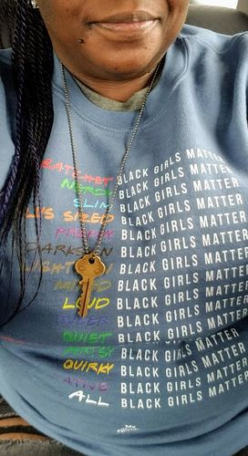 Customer photo review of Black Girls Matter - Sweatshirt
