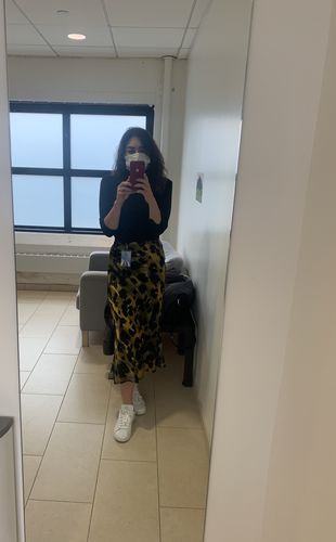 Customer photo review of Lizzy Long Sleeve Turtleneck