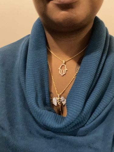 Customer photo review of Guardian Ancestor Necklace