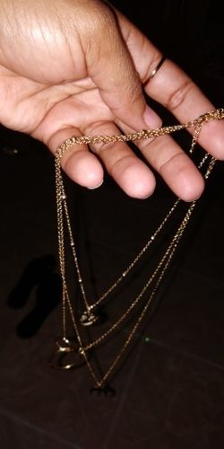 Customer photo review of Collier Pendentif Carte Du Monde