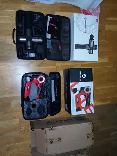 Customer photo review of Adjustable Angle BOOSTER LITE Professional Muscle Massage gun Deep Tissue Massager