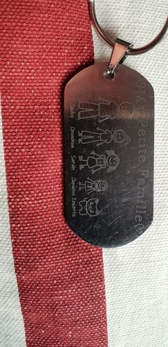 Customer photo review of Porte Clé - Ma Petite Famille