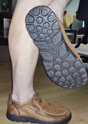 Customer photo review of Comfortable Mens Casual Shoes