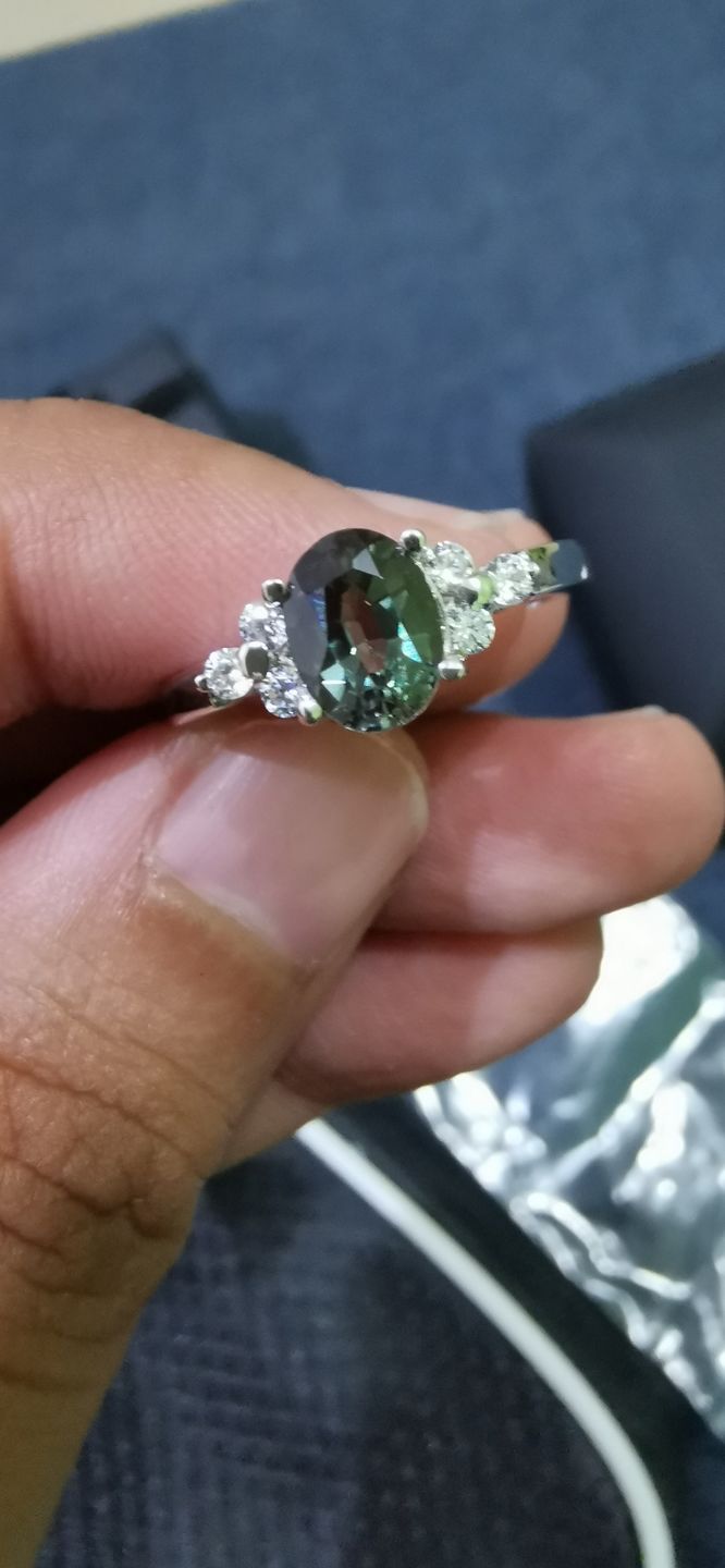 Customer photo review of 1.5ct Lucerne Engagement Ring