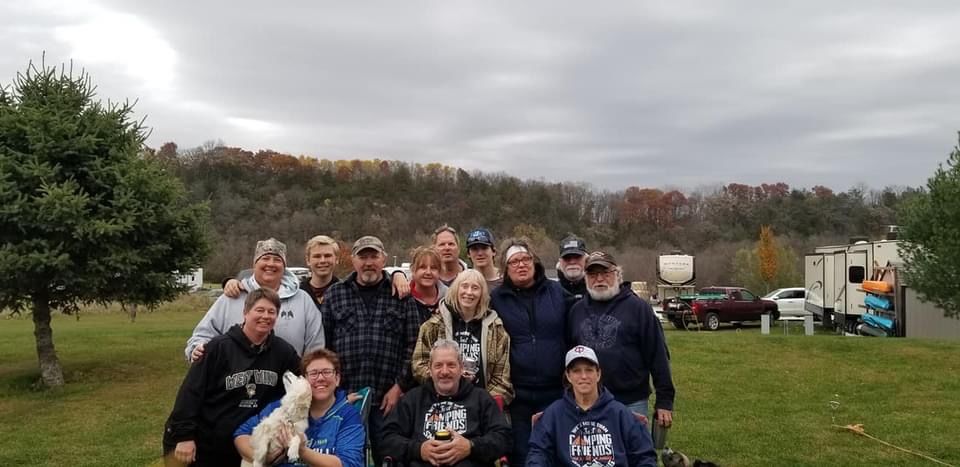 Customer photo review of Funny "We're More Than Just Camping Friends - We're Like A Really Small Gang" - Shirts and Hoodies