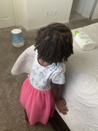 Customer photo review of Moisturizing Black Soap Shampoo