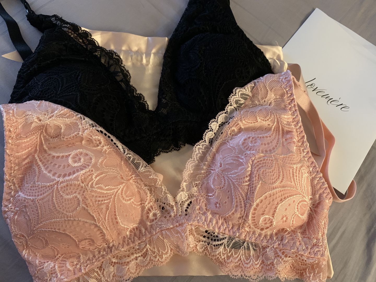Customer photo review of Avery Dove Nursing Bralette