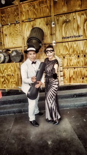 Customer photo review of 1920ER JAHRE PAILLETTEN ART DECO MAXIKLEID