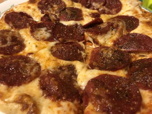 Customer photo review of Beef Pepperoni