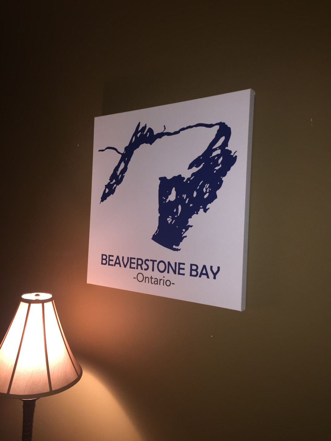 Customer photo review of Custom Lake Square Canvas