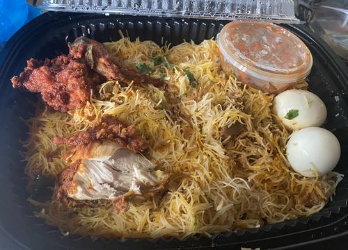Customer photo review of BEE HOON BRIYANI SET