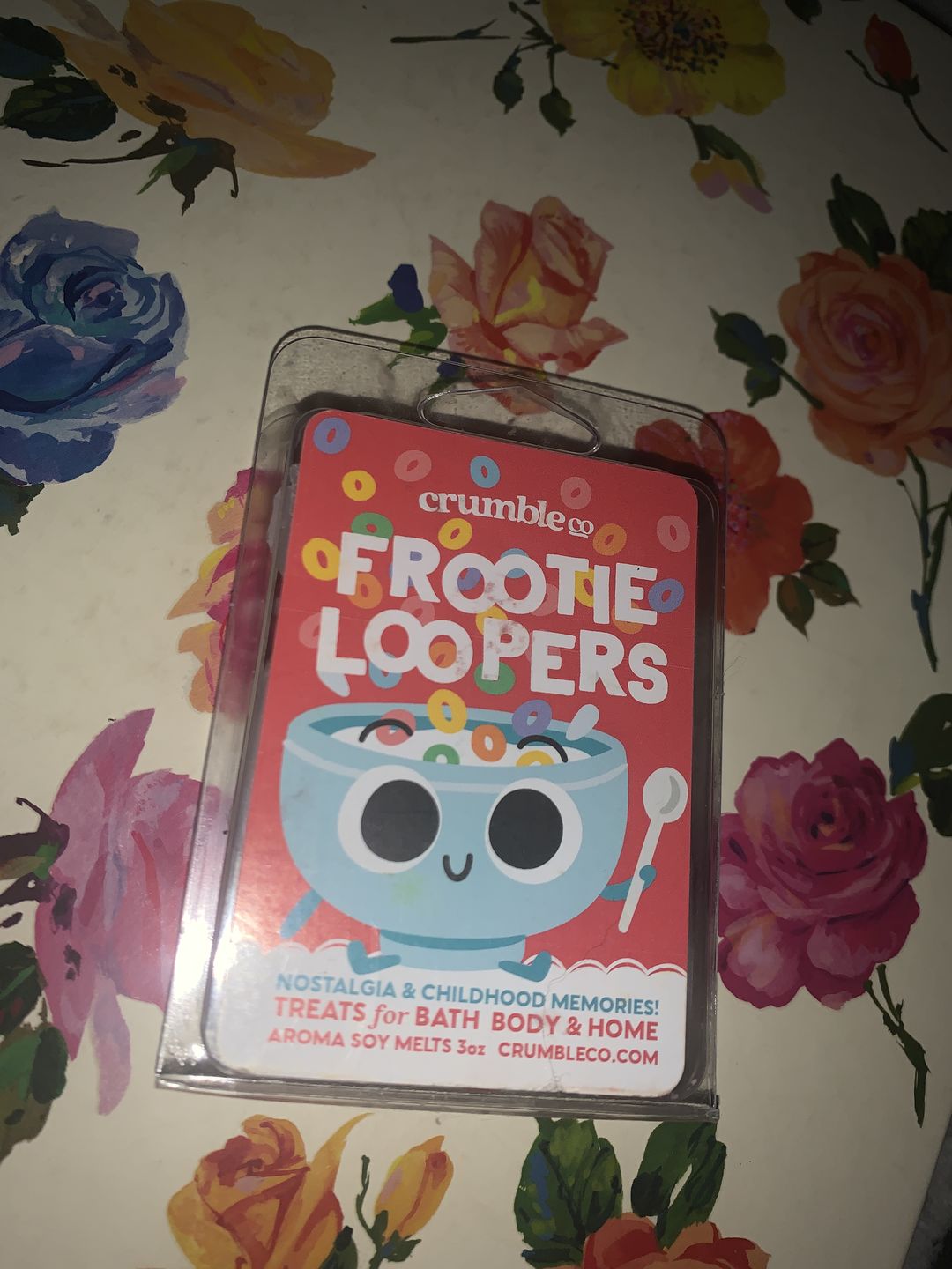 Customer photo review of Frootie Loopers Wax Melts