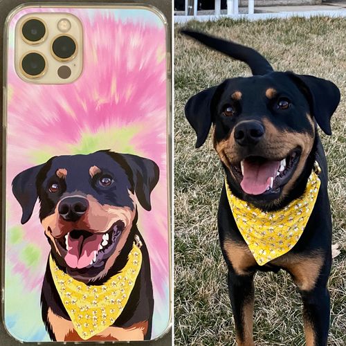 Customer photo review of Custom Pet Phone Case (Original)