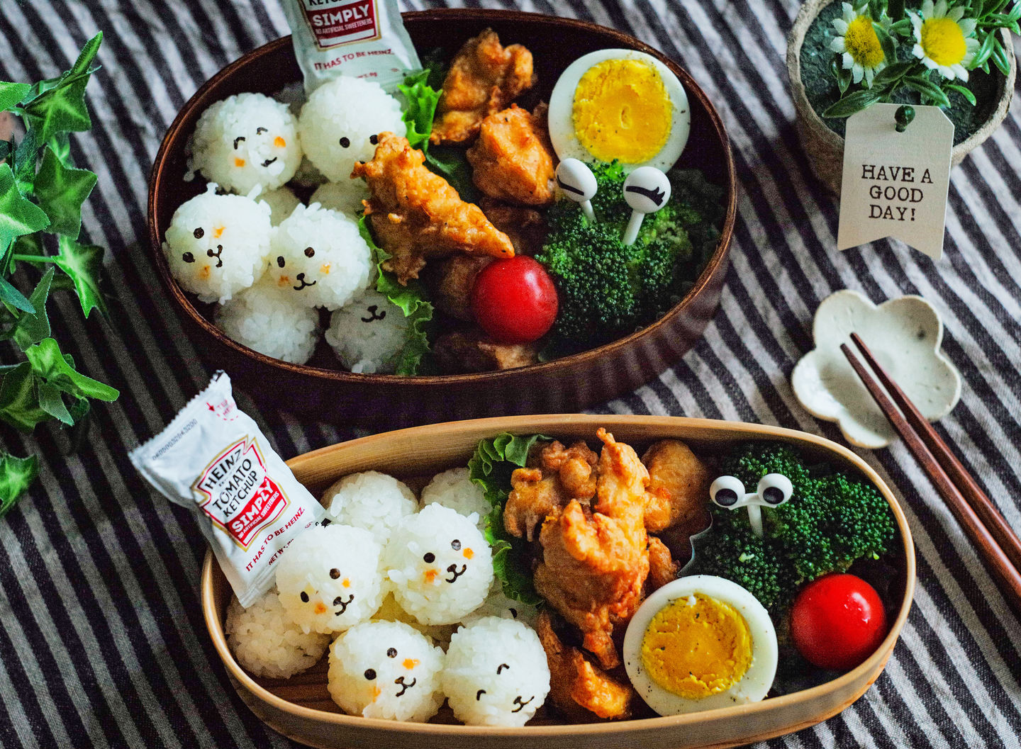 Customer photo review of Baby Rice Ball Faces Onigiri Set