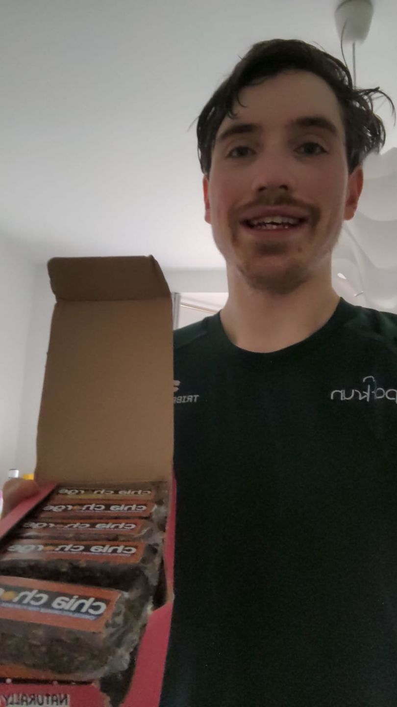 Customer photo review of Chocolate Orange Flapjack Limited Edition