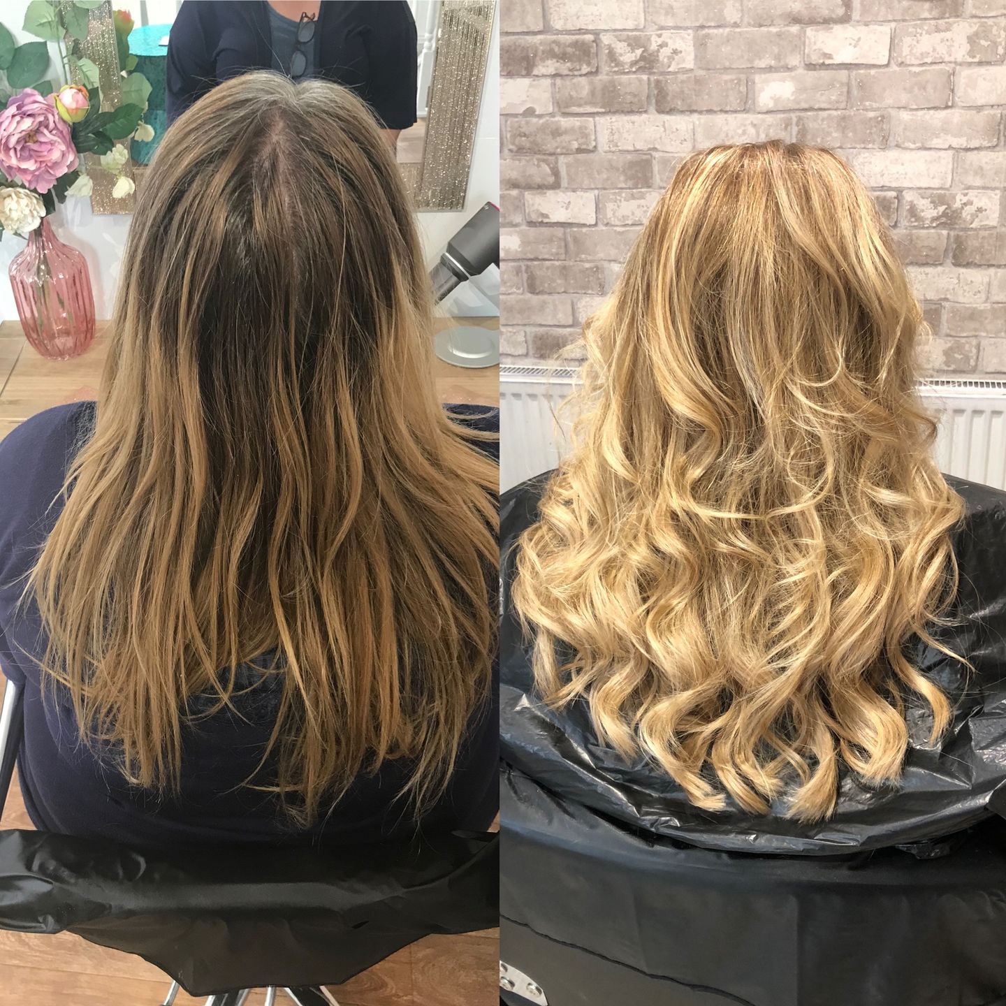 Customer photo review of PREMIUM RAT TAIL COMB SET / 3 Sizes with Special Design / Perfect for Babylights, Balayage and Highlights