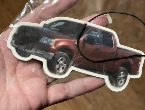 Customer photo review of Custom Air Freshener