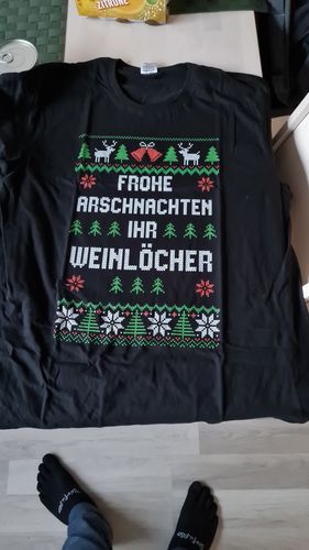 Customer photo review of Verf ickte sche isse - Words on Shirts  - Herren Shirt