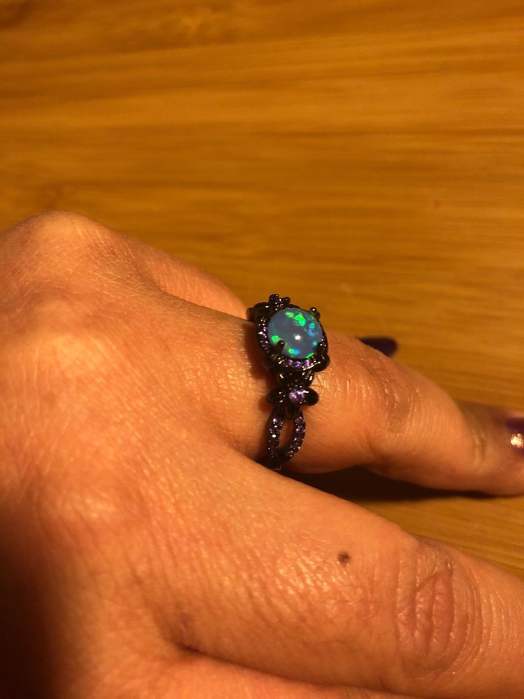 Customer photo review of The Sorceress Fire Ring