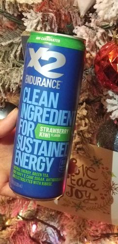 Customer photo review of X2 ENDURANCE™ Natural Energy Drink - Strawberry Kiwi