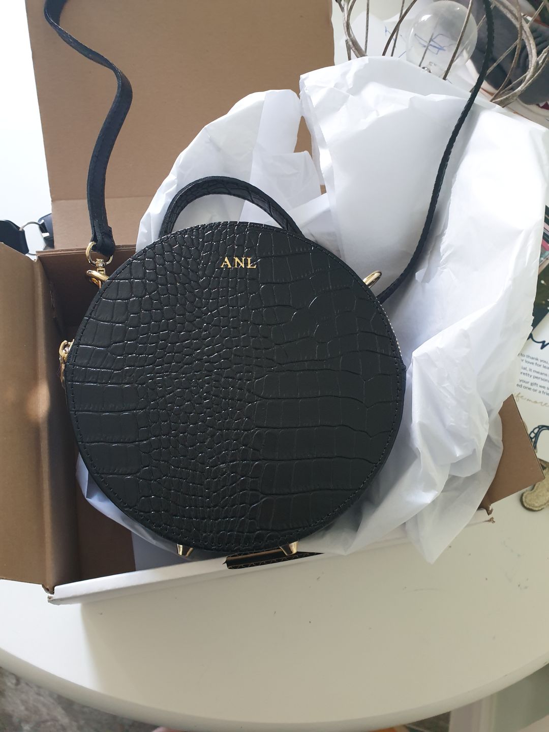 Customer photo review of The Rosie Circle Croc Bag - NEW!