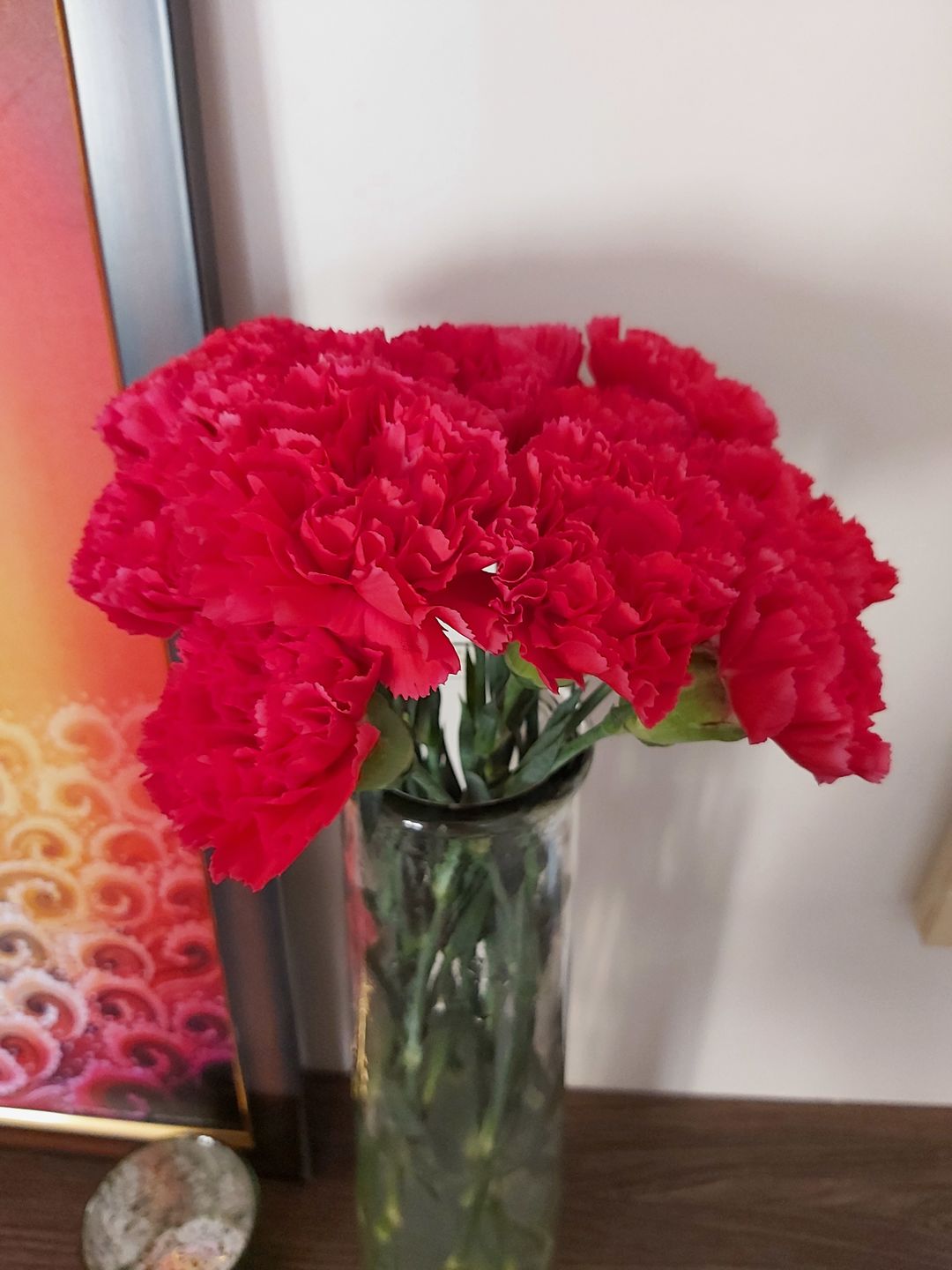 Customer photo review of Carnations (Bunch of 12)