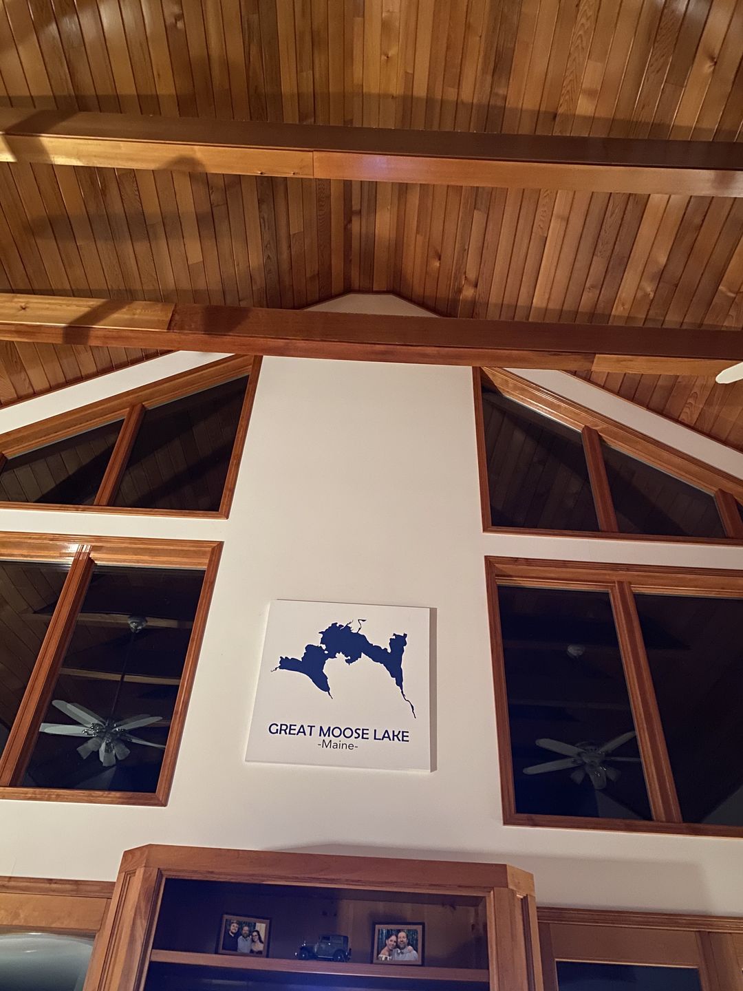Customer photo review of Custom Lake Square Canvas
