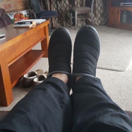 Customer photo review of Waterproof Winter Warm Snow Boots