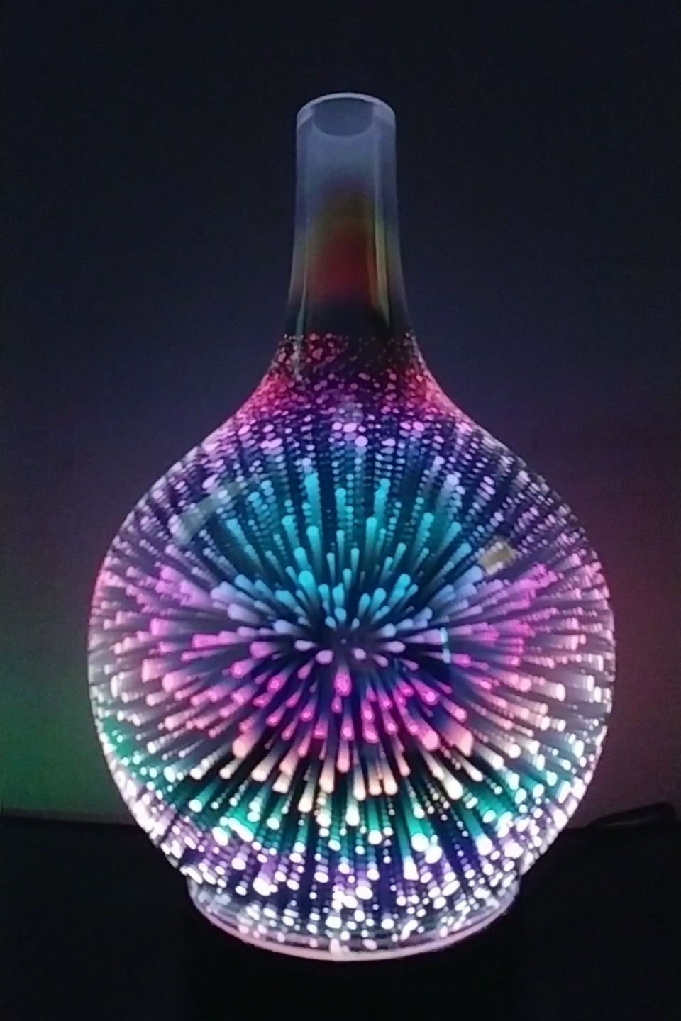 Customer photo review of Oil Aroma Diffuser 3D Glass