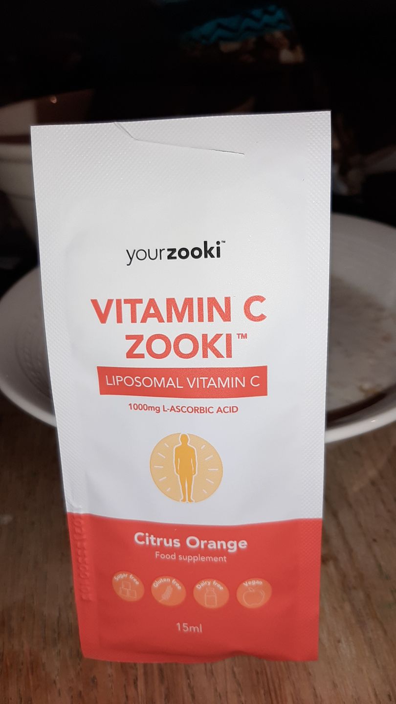 Customer photo review of Zooki Vitamin C Citrus Orange