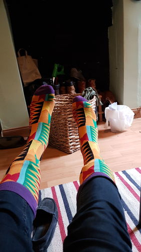 Customer photo review of The Classic Afrisocks Collection