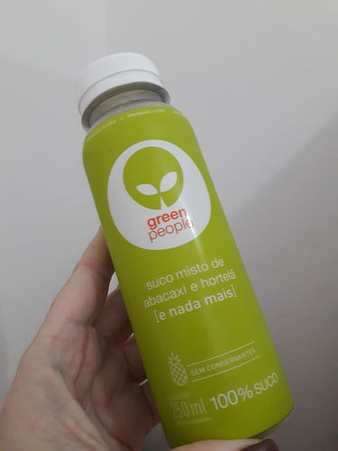 Customer photo review of Suco de Abacaxi com Hortelã