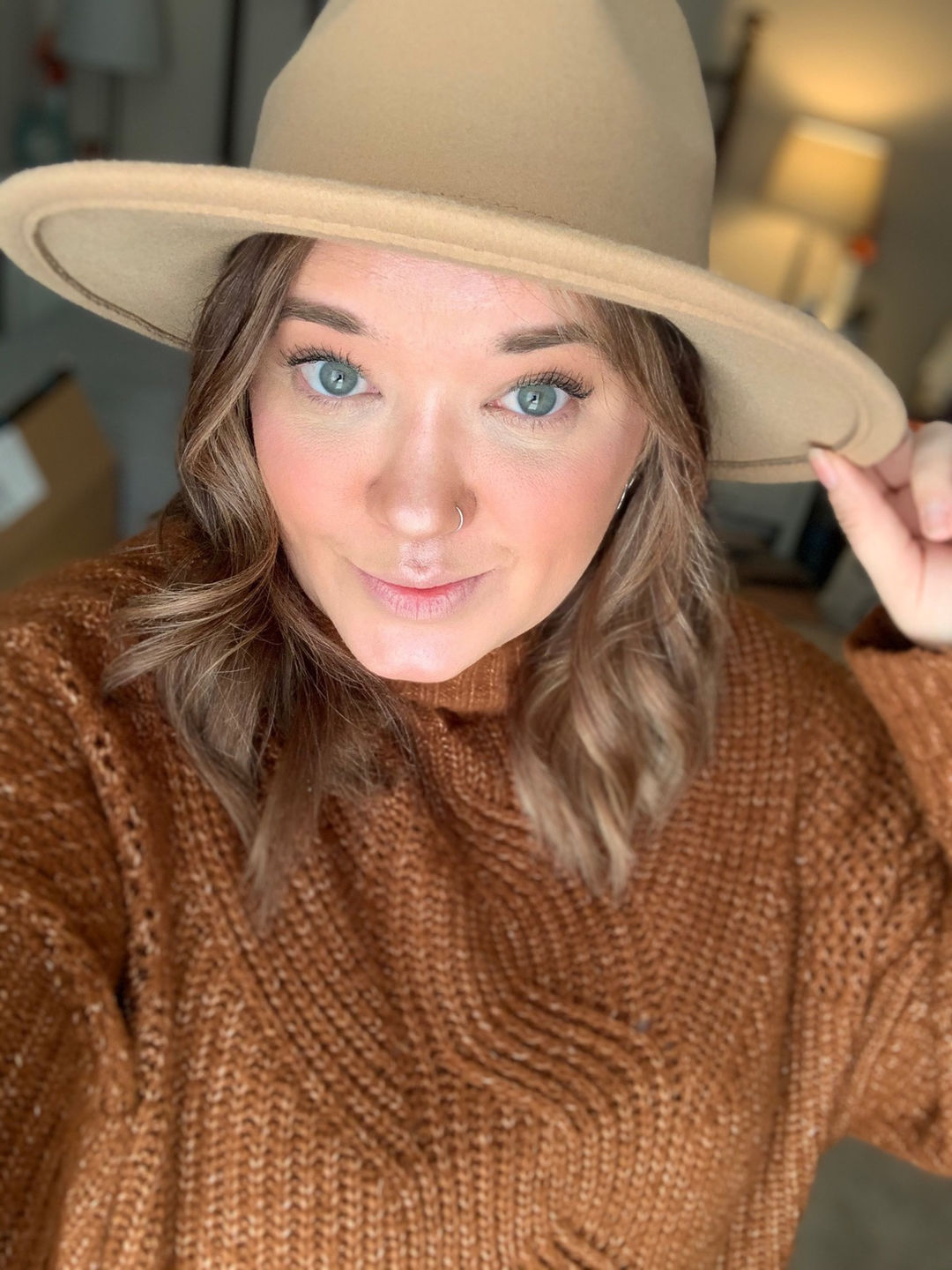 Customer photo review of Wide Brim Hat