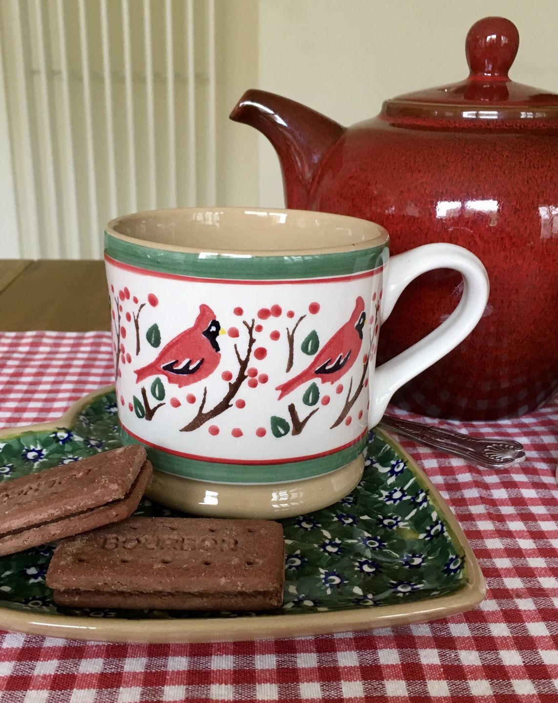Customer photo review of Large Mug Berry Bird