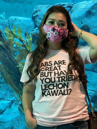 Customer photo review of Filipino T-Shirt Lechon Kawali Pinoy Funny Print