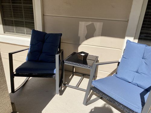 Customer photo review of 3-Piece Outdoor Patio Furniture Set