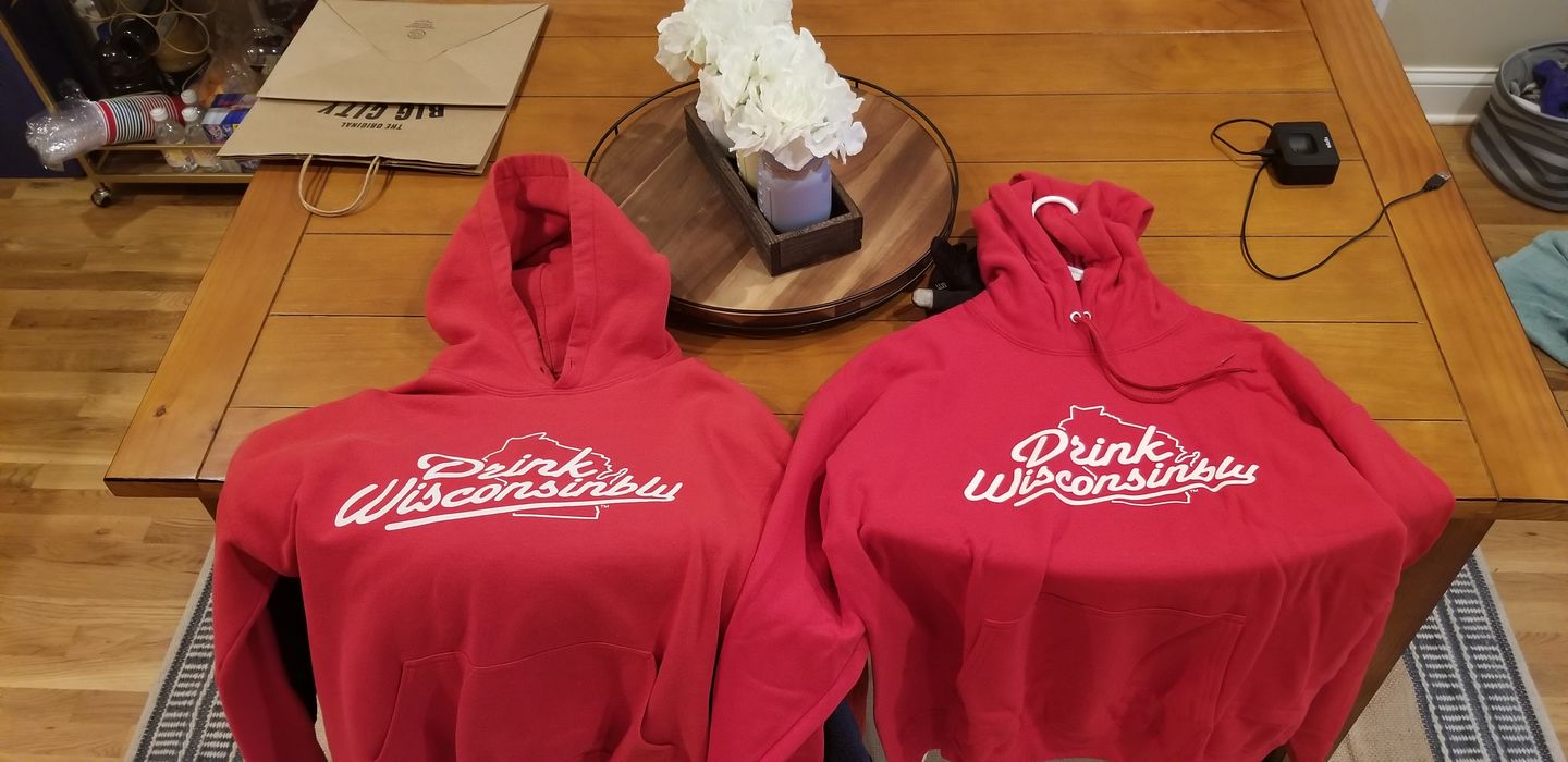 Customer photo review of Classic Red Hoodie