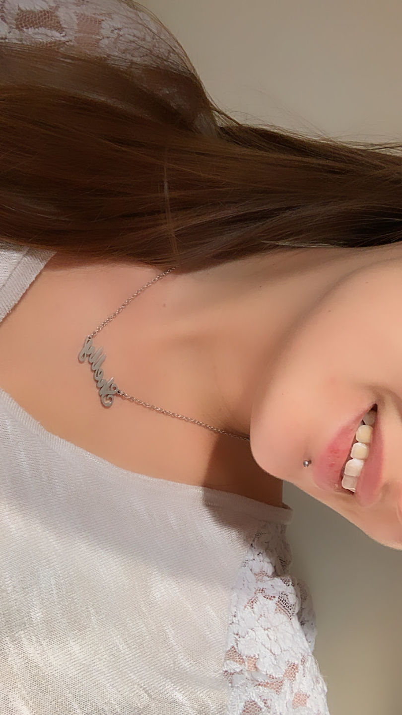 Customer photo review of Collier Prénom Style Classique