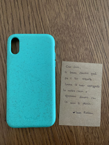 Customer photo review of Eco Friendly iPhone XR - Turtle in Turquoise