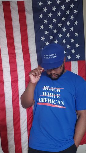 Customer photo review of Make America Godly Again Snapback Hat