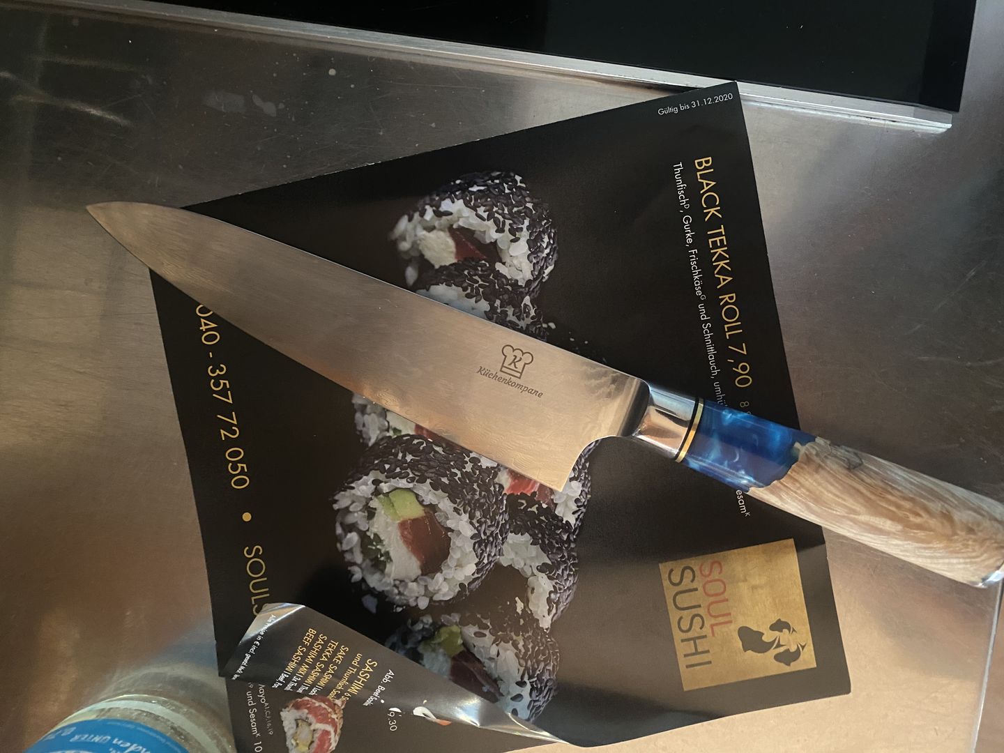 Customer photo review of Damast Chef Messer