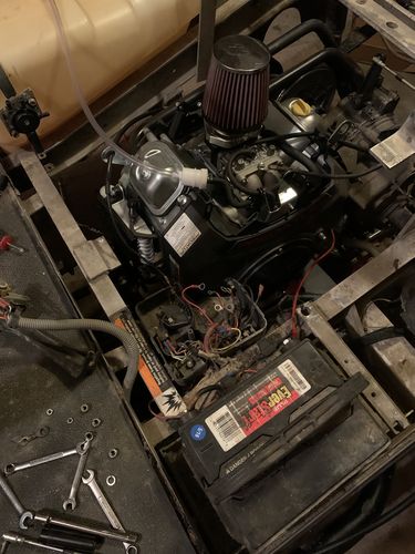 Customer photo review of Predator 22hp Installation Kit for 1984-1996 Club Car DS