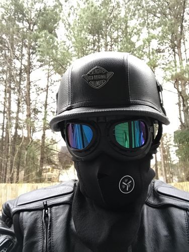 Customer photo review of Half Helmet