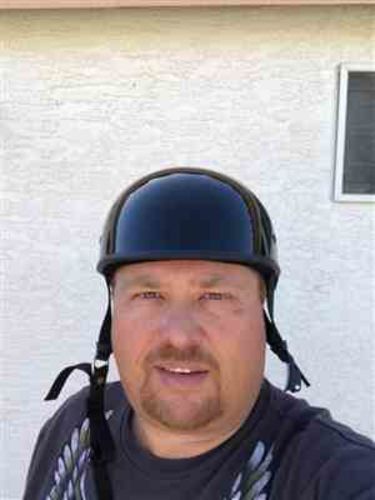 Customer photo review of Smallest Beanie Half Helmet