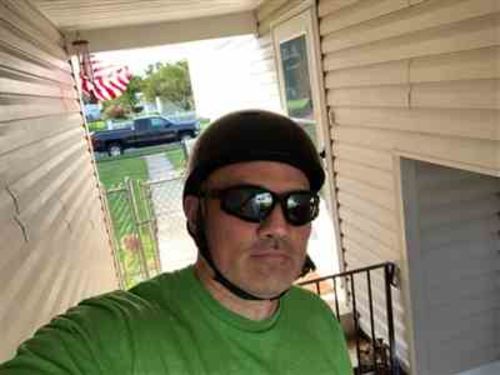 Customer photo review of Smallest Beanie Half Helmet